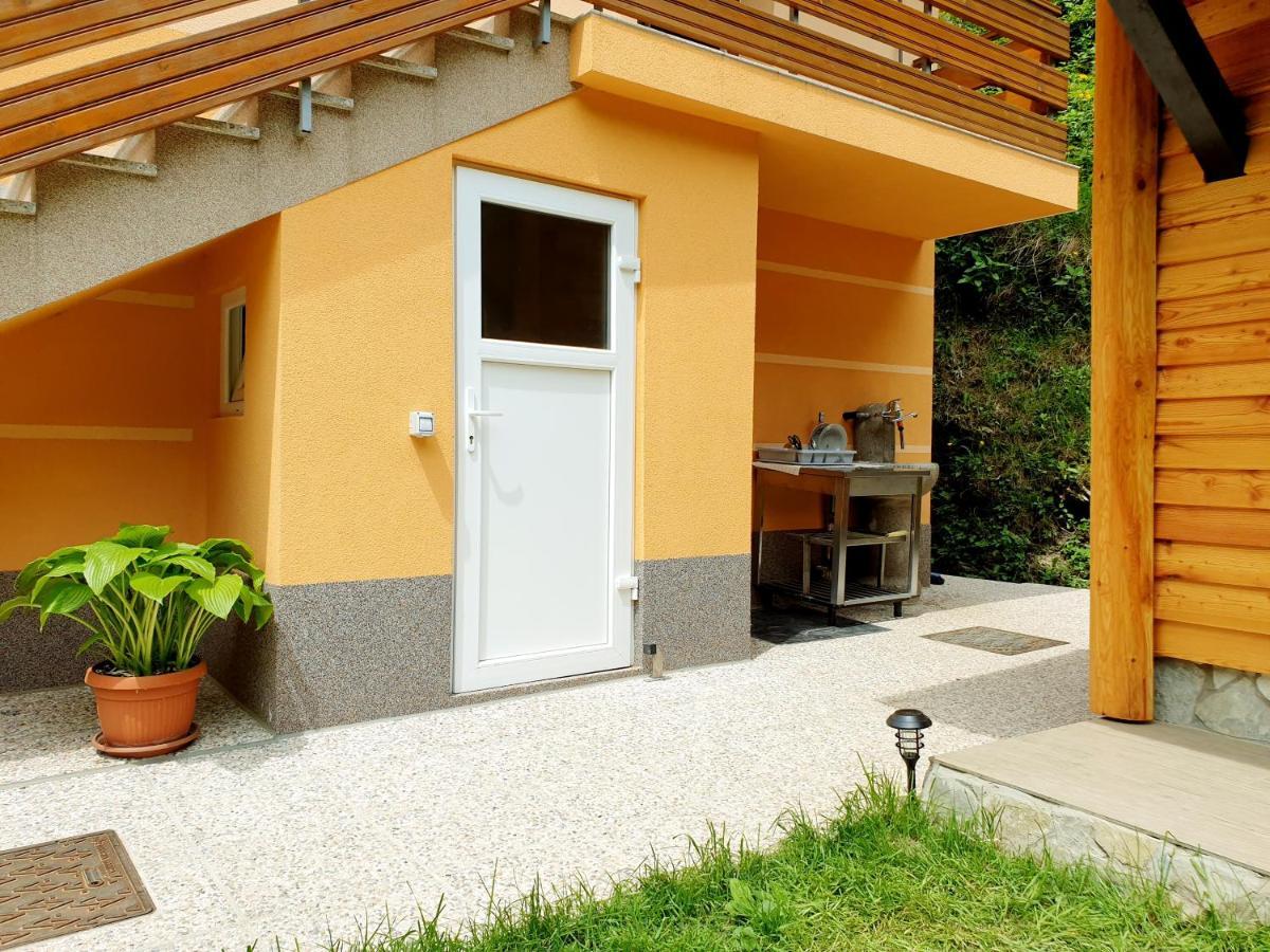 Apartment And Garden House Among The Mountains Podbrdo 외부 사진