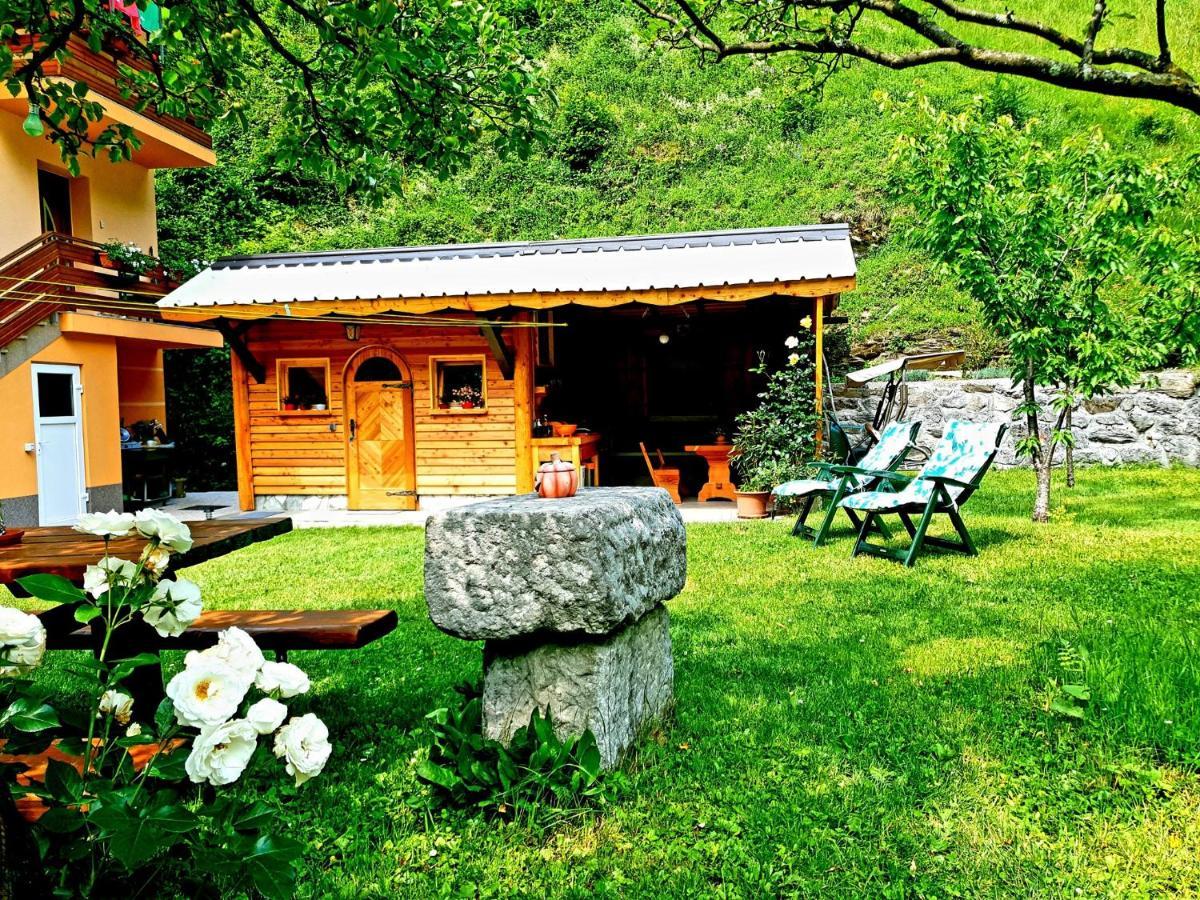 Apartment And Garden House Among The Mountains Podbrdo 외부 사진